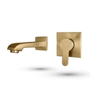 VIVAT FLAT Wall Mounted Built In Basin Mixer 04